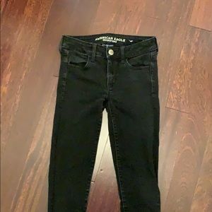 Black American Eagle Jeggings